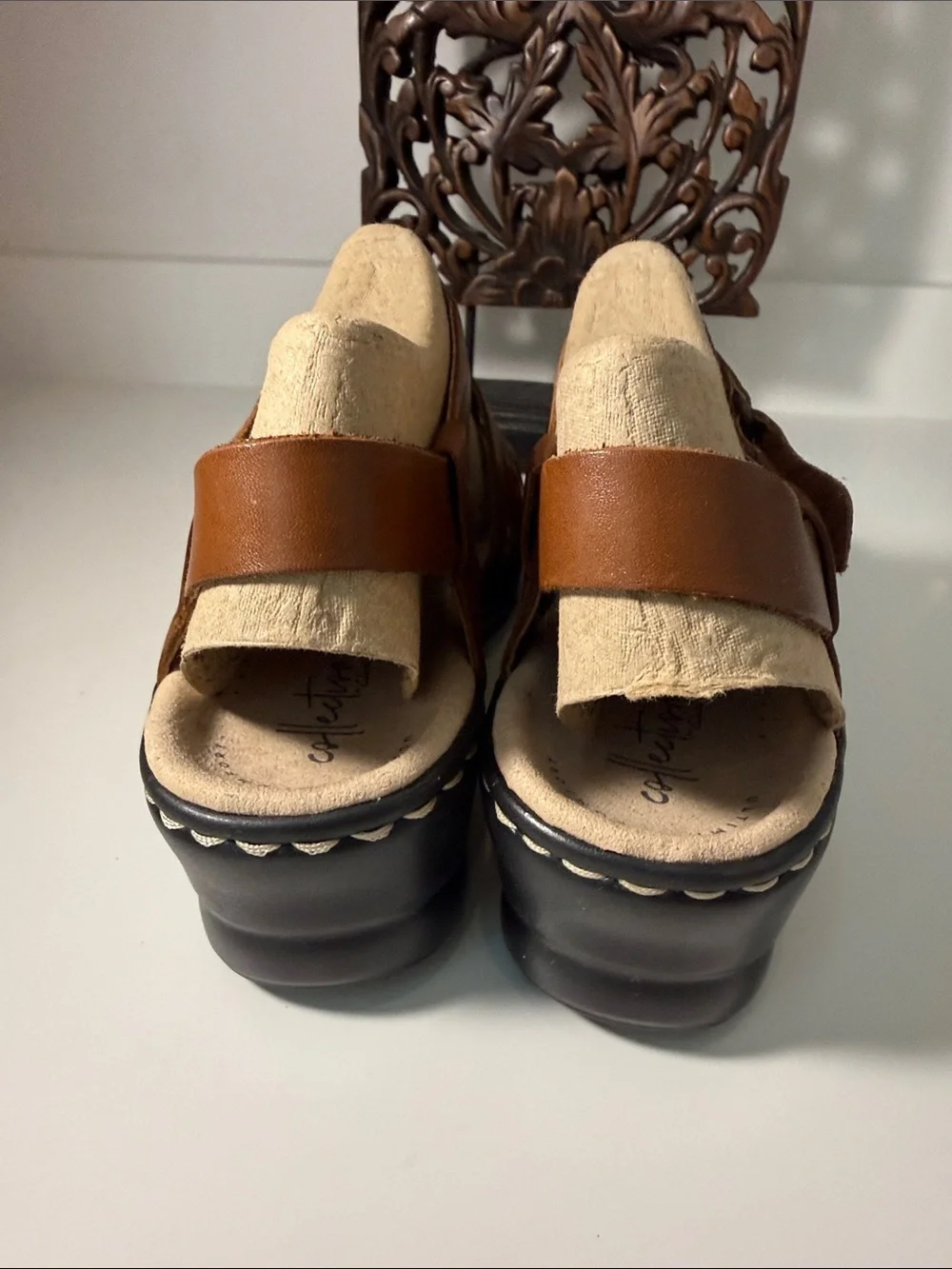 New Clark’s Women’s Size 9 Lexi Bridge Leather Fisherman Sandals - Picture 9 of 9